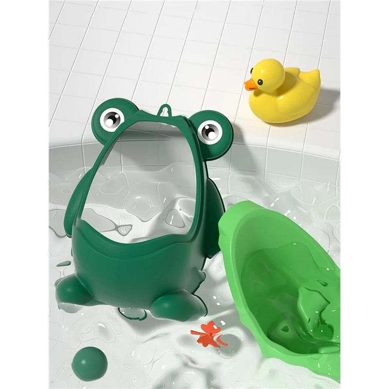 Baby Boy Potty Training Seat Frog Children's Pot Wall-Mounted Urinal for Boys Portable Toilets Connectable Water Pipe