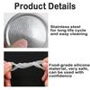 1Set Moka-Pot Filters And Silicone Gasket Seals Kit Espresso Maker Moka Pot Replacement With 2Filters And 6Silicone Gasket Seals 3