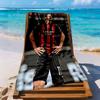 Ac Milan Strandtuch Hohe Saugfähigkeit Schnelltrocknend Bequem Leicht Geeignet Für Schwimmen Fitnessstudio Camping Yoga Urlaub