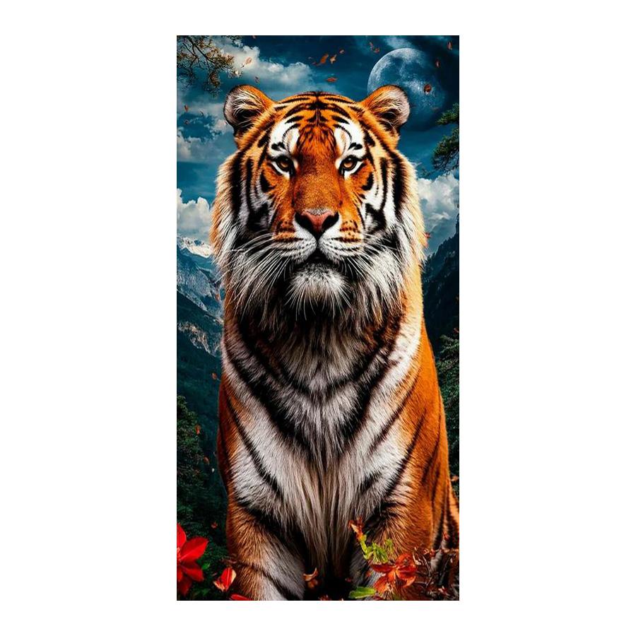 Forest Tiger Large Size Diamond Painting New Collection Wild Animals Diy Full Square Round Drill Rhinestone Embroidery Mosaic Cross Stitch Kits