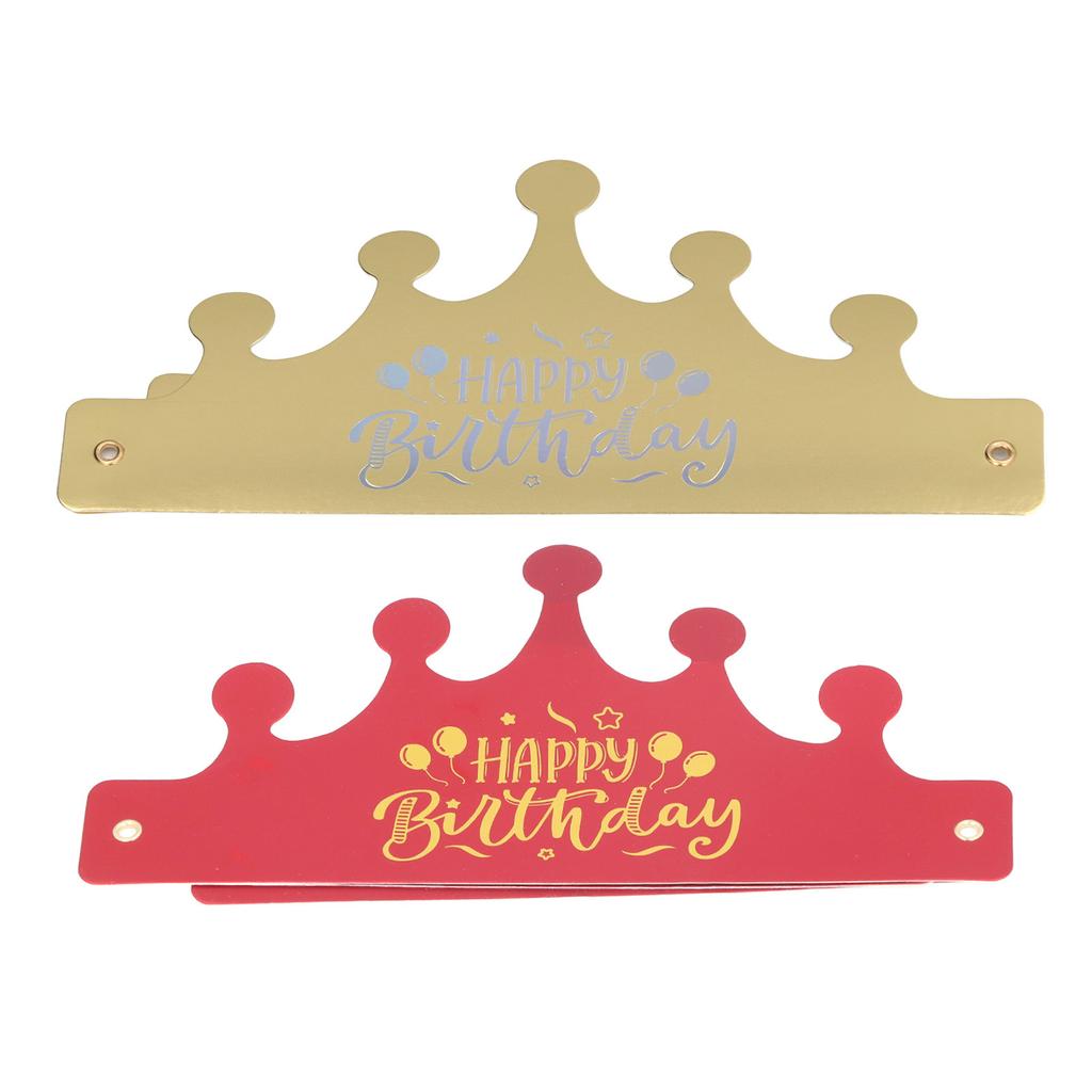 40pcs Paper Crowns Cute Shape Small Compact Attractive Decorative 22..5cm Birthday Crowns for Gr