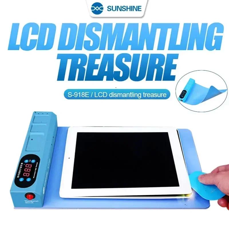 SUNSHINE S-918E LCD Dismantling Treasure Electric Heating Mat Screen Separator Removal Machine For Mobile Phones Pad Repair tool