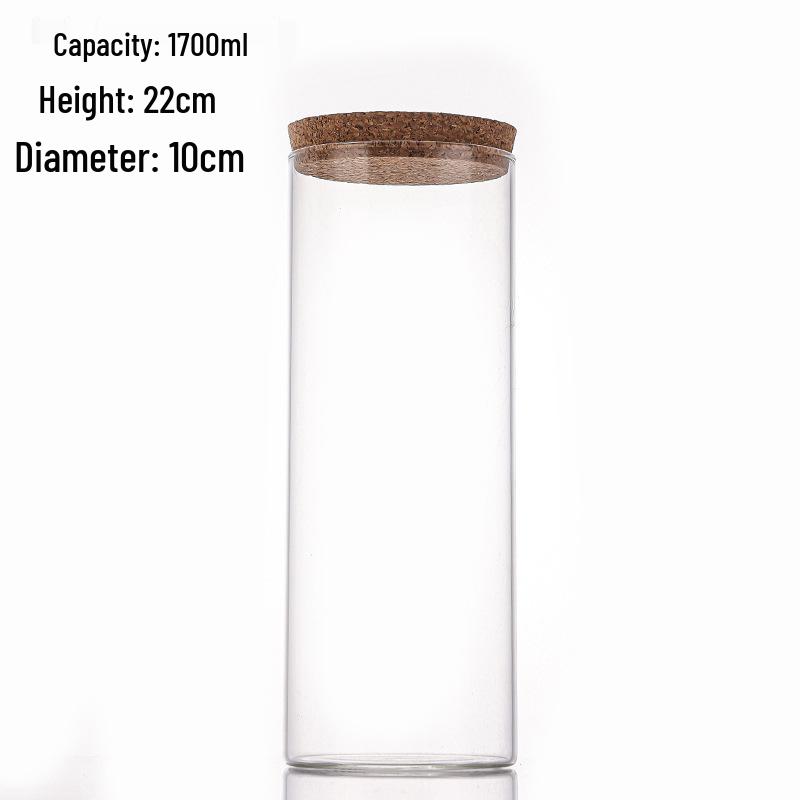 Moisture-Proof Food-Grade Glass Tea and Coffee Storage Jar