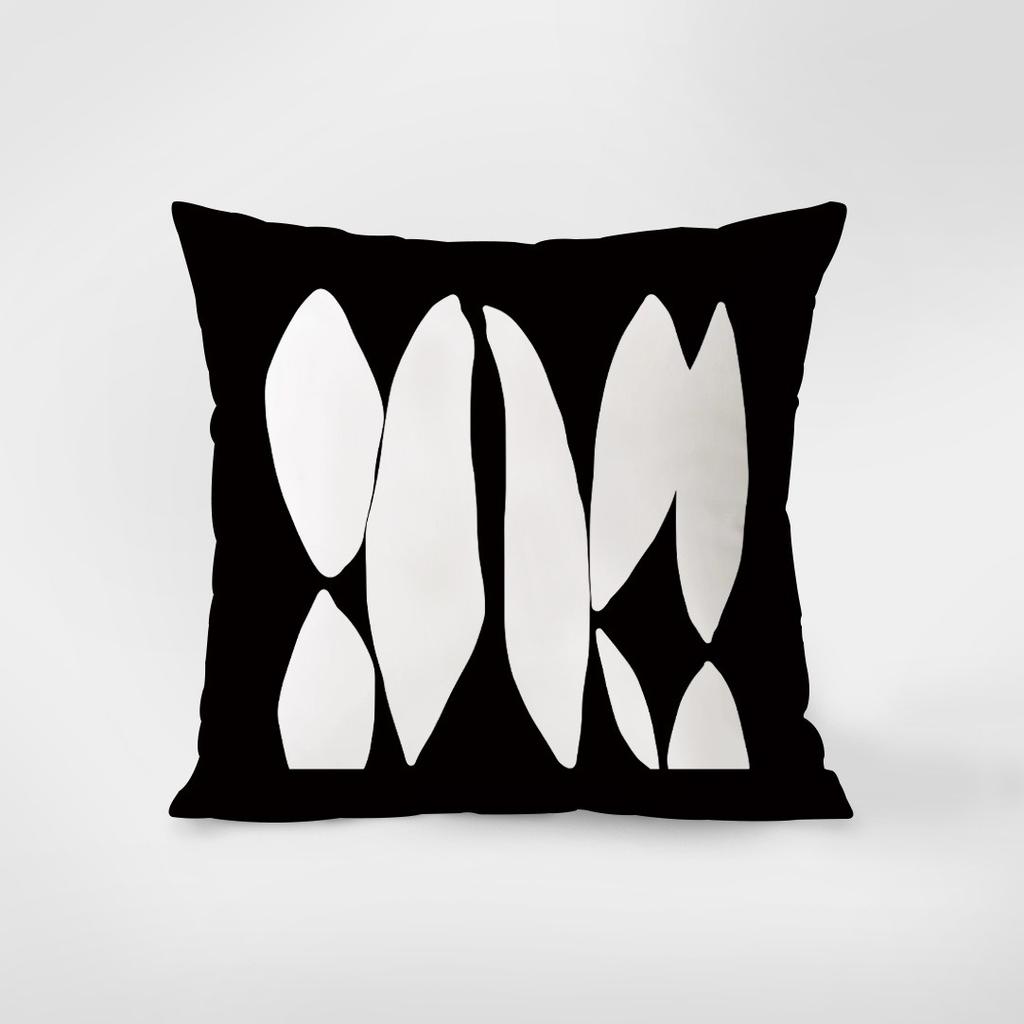 Retro Simple Pattern Decorative Pillowcase Bedroom Living Room Square Cushion Pillowcase