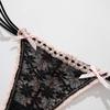 Lace Bow Panties Sexy Female Lingerie Daily Wear Home Wear Solid Underwear Women Low Waist Panties Breathable