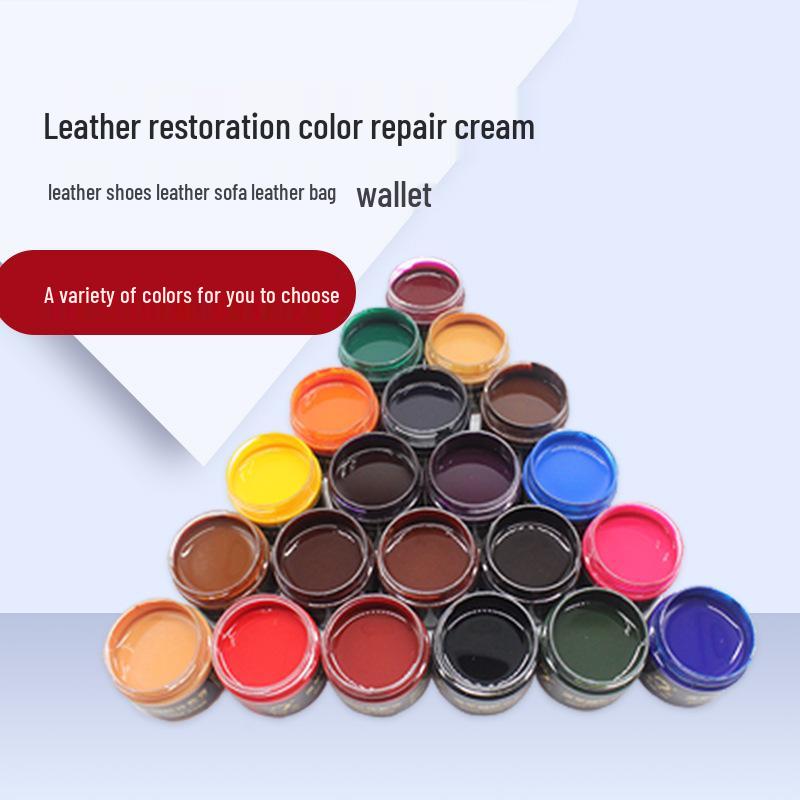 Leather Color Restorer for Jackets, Sofas, Handbags, and Shoes - Dye and Repair Worn Areas.