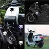 Samochodowa Naklejka Odblaskowa Czaszka Winyl Wodoodporne Kalkomanie Moda Motocykl Auto Styling Ozdobne Naklejki na Karoserię Czaszka 10x15CM