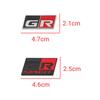 VTSJ3 Car Trunk Emblem Body Side Sticker for Toyota GR Sport Camry Corolla Yaris Rav4 Chr Auris Avensis Reiz Exterior Accessories