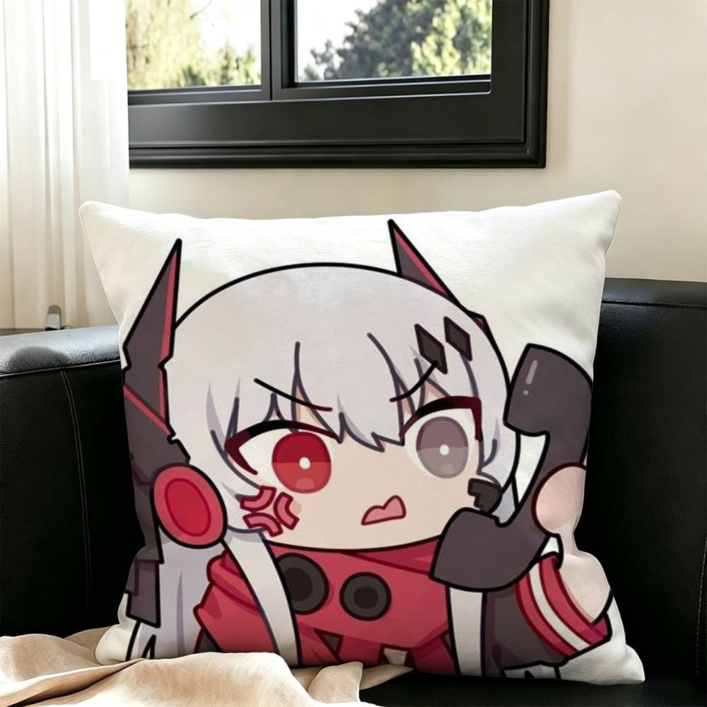 Punishing Gray Raven Crimson Abyss Pillow Case Square Double-Sided Sofa Cushion Cover Bedroom Bedside Pillow