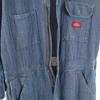 Dickies 90s Old Herringbone Long Sleeve Work All-in-One Jumpsuit L Navy Men's Used