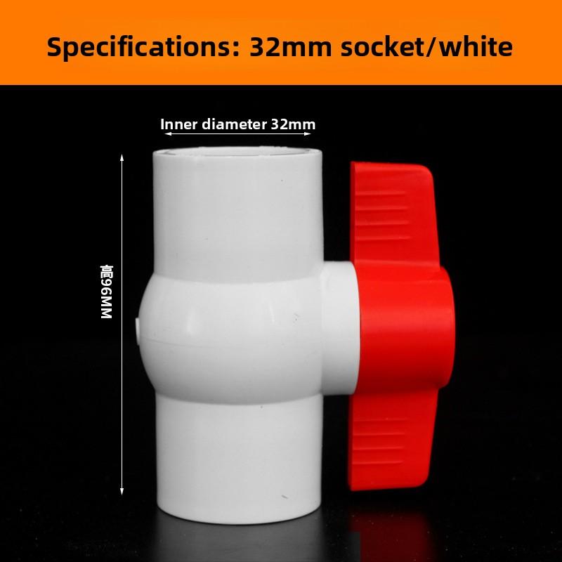 20~50mm Rura PVC Trójnik Kolanko Złączka Krzyżak Złącze Rury Wodnej do Nawadniania Ogrodu Akwarium Zawór Kulowy do Kontroli Wody