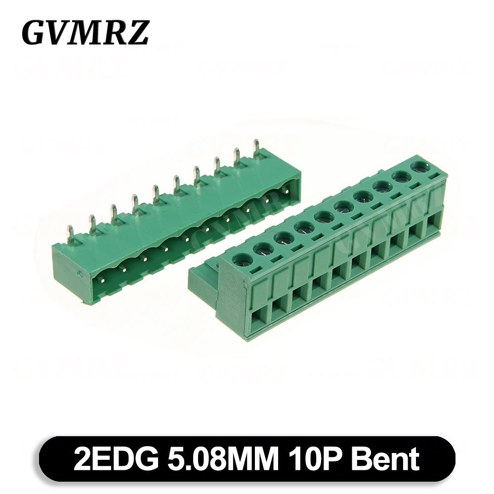 5Set/lot KF2EDGK Terminal Block Male Female 5.08 mm Plug-in Seal PCB Connector 2EDG PCB 2P 3P 4P 5P 6P 7P 8P 9P 10P 12P