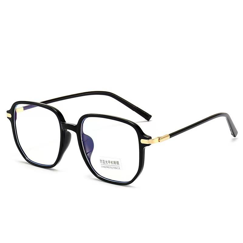 Anti-blue light anti-radiation myopia glasses frame female tide Internet celebrity eye protection no degree flat glasses male