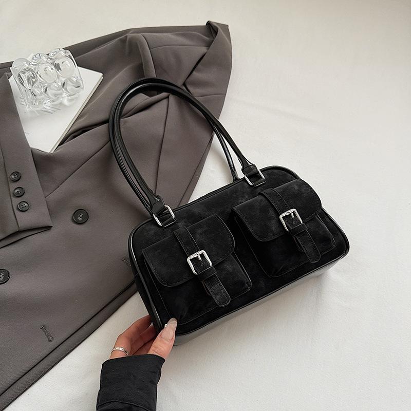 Retro Fashion Underarm Bag Women's High Sense Versatile Shoulder Bag Niche Commuter Pillow Bag