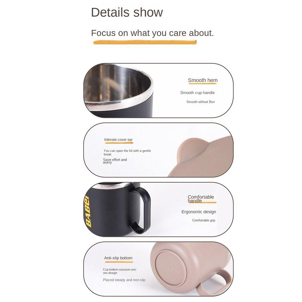 Heat-resistant Thermal Mug Double-Layered Milk Tea Cup Fashion Vacuum Flask Tea