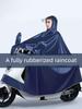 Raincoat for Electric Scooters, Long Full-Body Rain Protection, Extra Large and Thick, Adult-Specific Waterproof Poncho for Motorcycle Riding