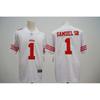 Camiseta de Manga Corta para Hombre de la NFL San Francisco 49ers Bordada Ropa del Equipo Ropa para Aficionados Equipación Deportiva