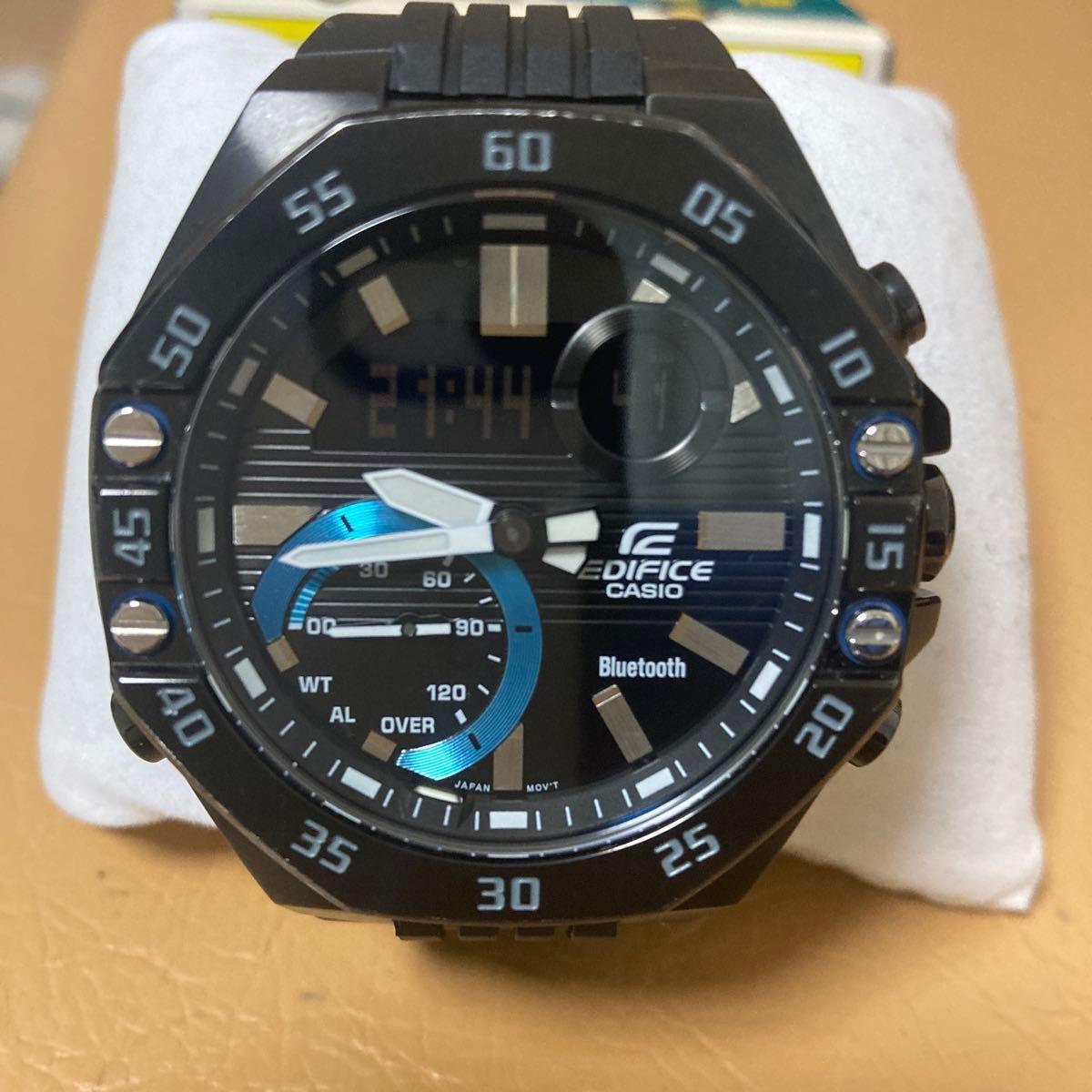 Used CASIO EDIFICE Bluetooth ECB-10YPB-1AJF Watch Black Working Product