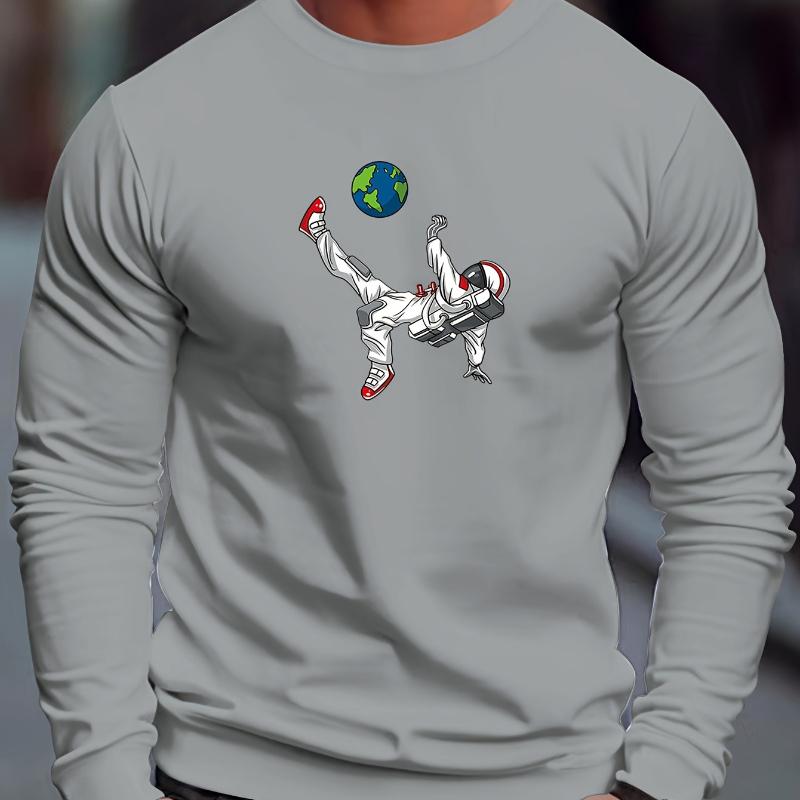 

Wicking Men s Crew Neck Sweatshirt, Quick-Dry & Functional, For Gym & Outdoor Sports S