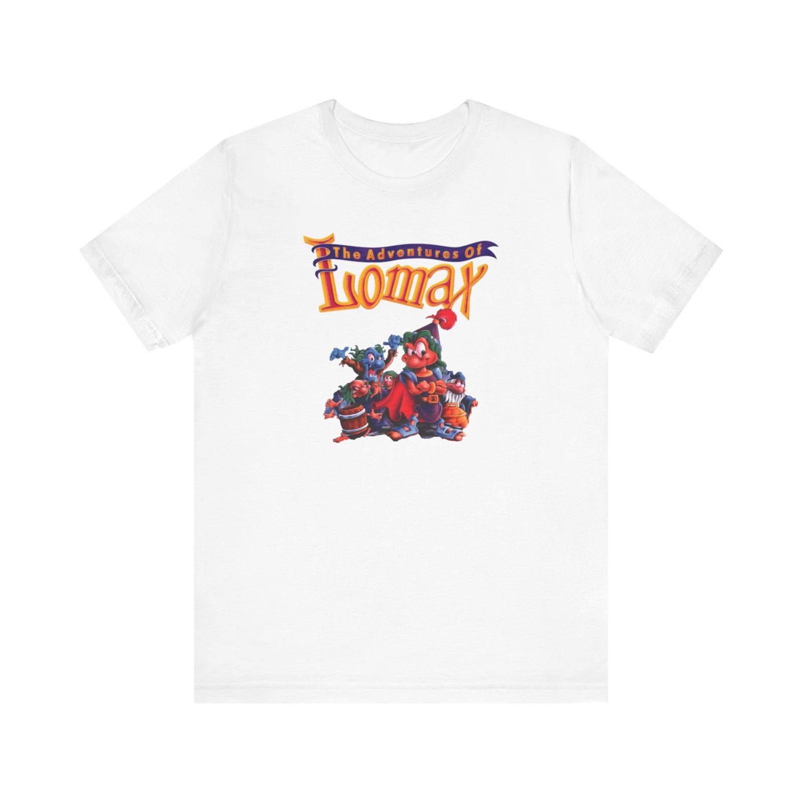 The Adventure of Lomax PS1 Retro Style Cover Art Unisex Jersey Short Sleeve Tee S разноцветный