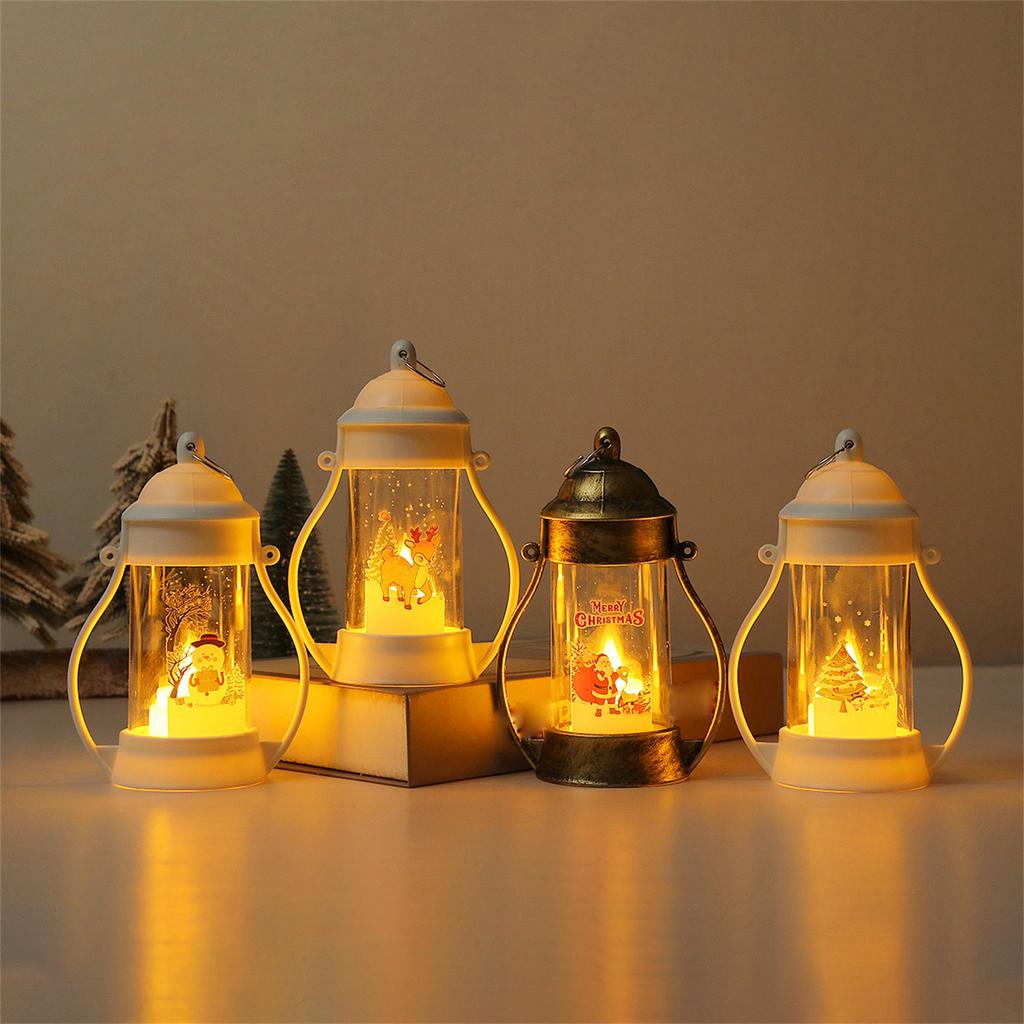 Christmas Vintage LED Farm Outdoor Decoration Christmas Decoration, Battery Powered, Long-Lasting And Beautiful