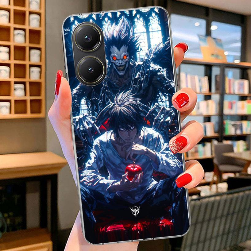 N-Note D-Death L Lawliet Phone Case For Xiaomi Poco F7 Ultra X7 X6 X5 Pro M7 Redmi 15C 15 13C 13 12C 12 10C 10 9A 9C 9T 9 Shell