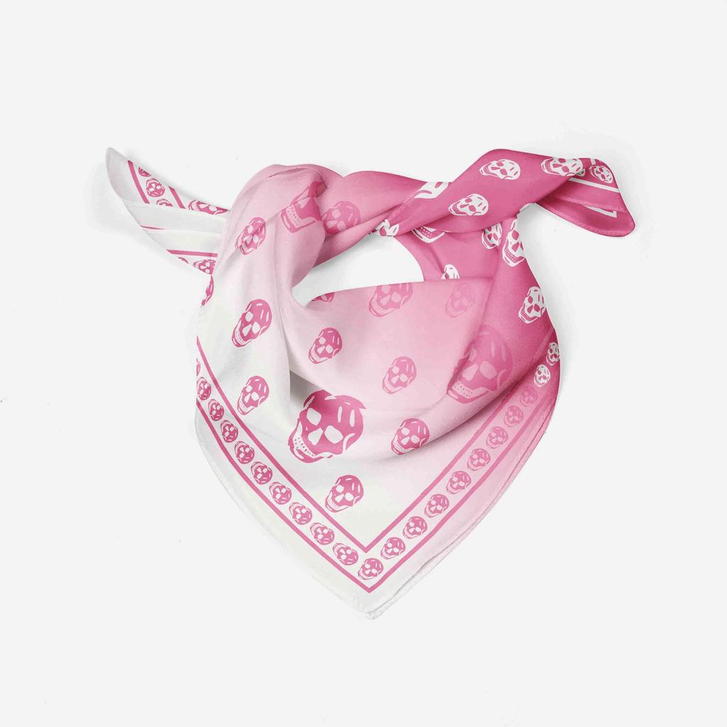 70CM  Newest Chiffon Scarf Fashion Skull Print Scarf Women Scarves Soft Wrap Lady Scarf Silk Scarves Shawls Muslim Hijab Scarf