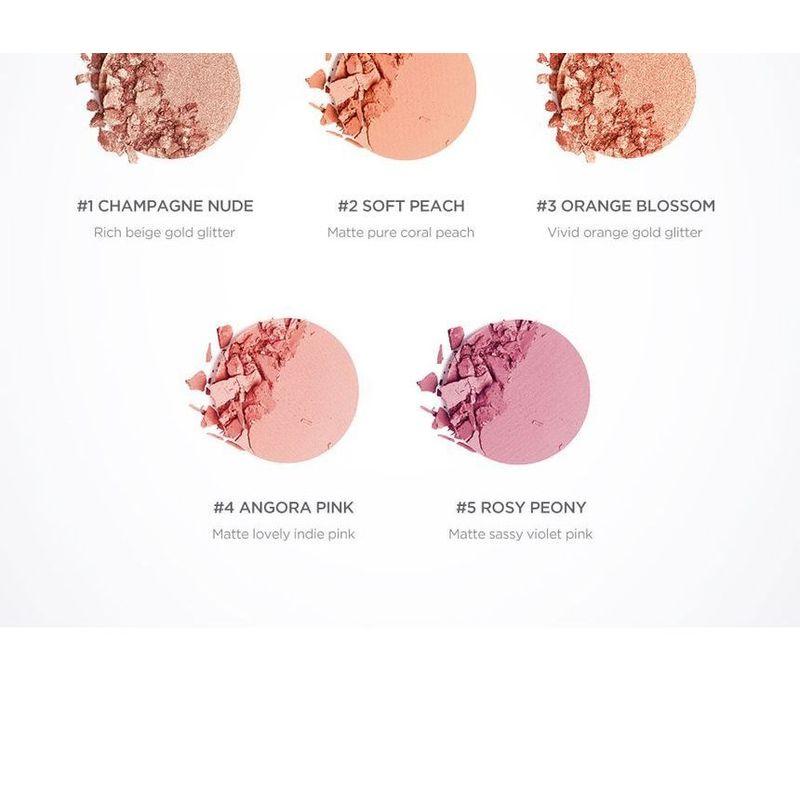 KLAVUU - Urban Pearlsation Natural Powder Blusher - 5 Colors