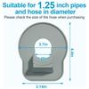 1.25inch Swimming Pool Pipe Holder Drill Free Pool Hose Support for Intex Pool Supplies