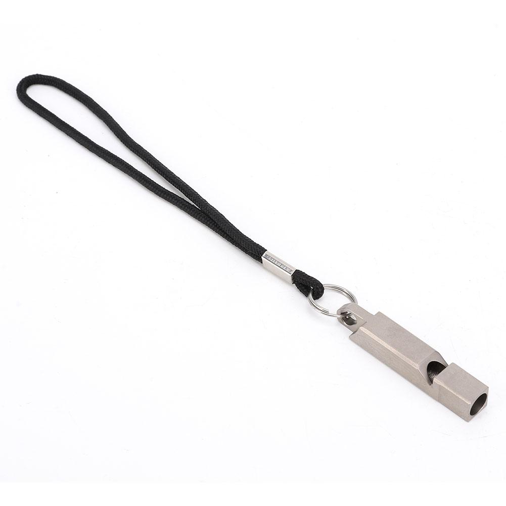 

Портативный свисток для выживания Титановый сплав Студенческий Для активного отдыха Аварийный свисток Учитель физкультуры