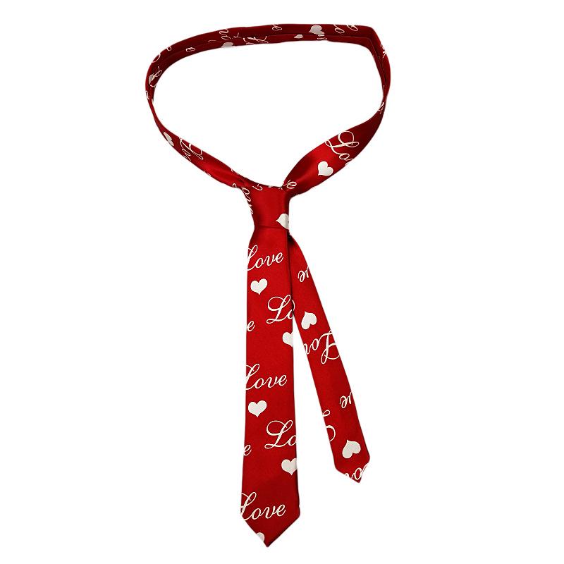 Zebra Leopard Print LOVE Poker 5cm Tie with Unisex Shirt - Versatile, Customizable
