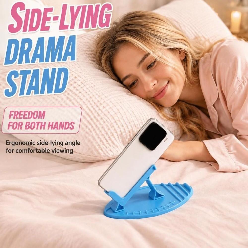 Multi-mode Side-lying Phone Holder Plastic Horizontal Phone Holder Lazy Phone Stand Bed Sofa
