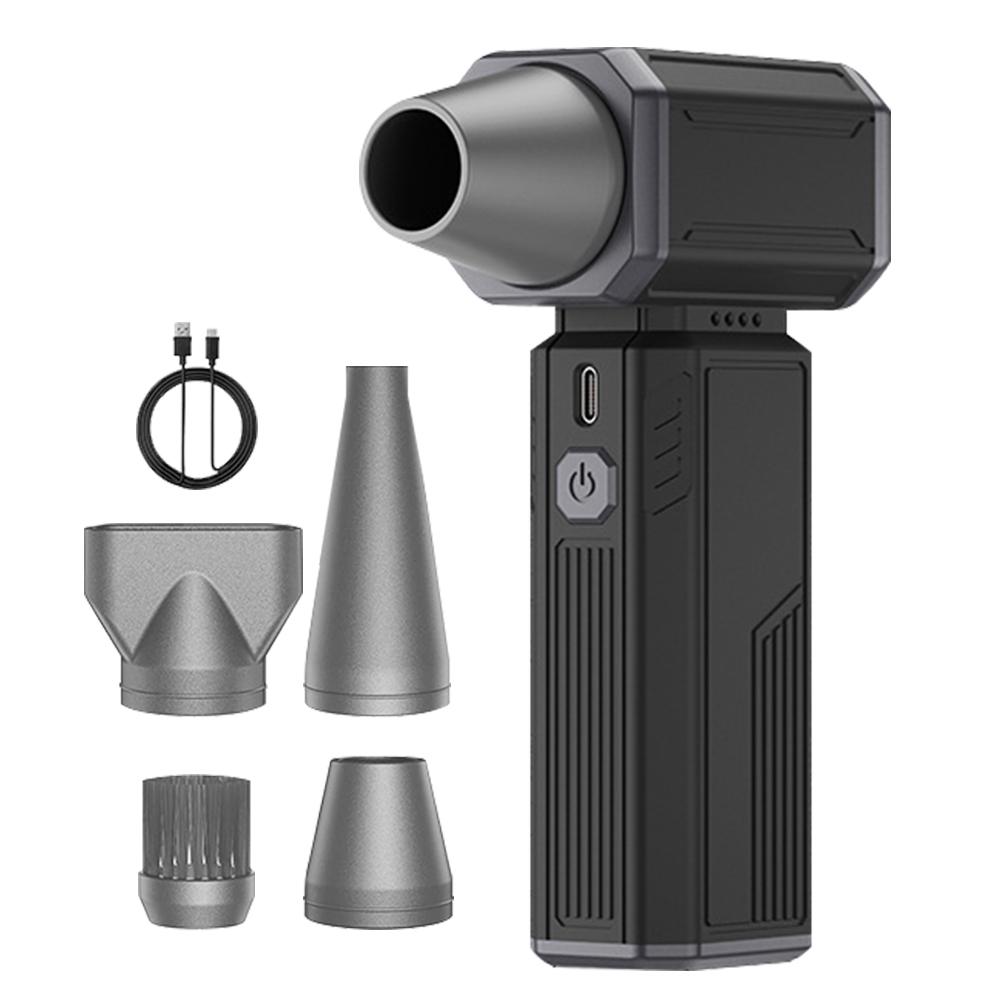 

Электрический воздуходув 130000 об/мин сжатый воздуходув 52 м/с перезаряжаемый струйный вентилятор с дополнительными насадками ручной очиститель автомобильной клавиатуры Battery Powered