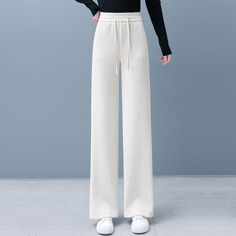 

Женские зимние теплые утепленные расклешенные брюки с высокой талией, узкие теплые брюки 2XL