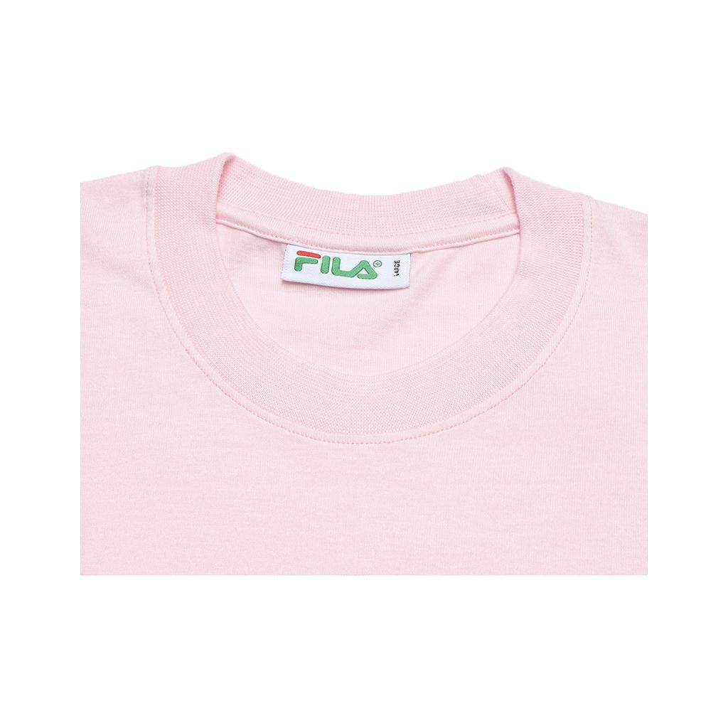 FILA Others Minimalist Fashion Classic Versatile Casual Heart Embroidery Logo Comfortable Cotton Loose T-Shirt Unisex T-Shirts F71U525103FPK