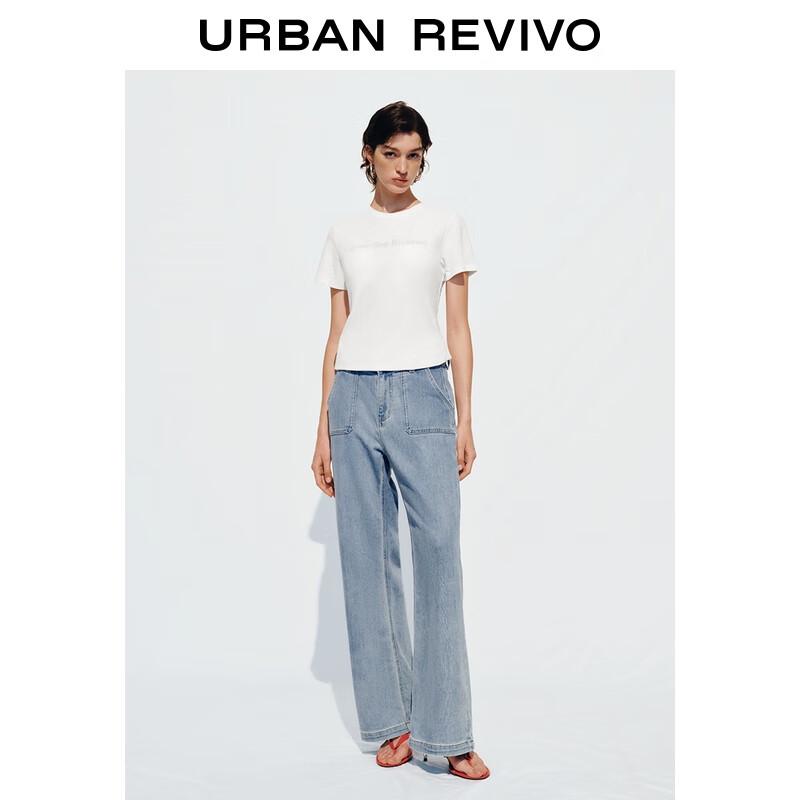 

UR Women s Vintage Washed Flared Denim Jeans 30