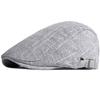 HT4786 Berets Spring Summer Linen Beret Hat Artist Painter Cap for Men Women Retro Ivy Flat Cap Male Female Adjustable Beret Cap
