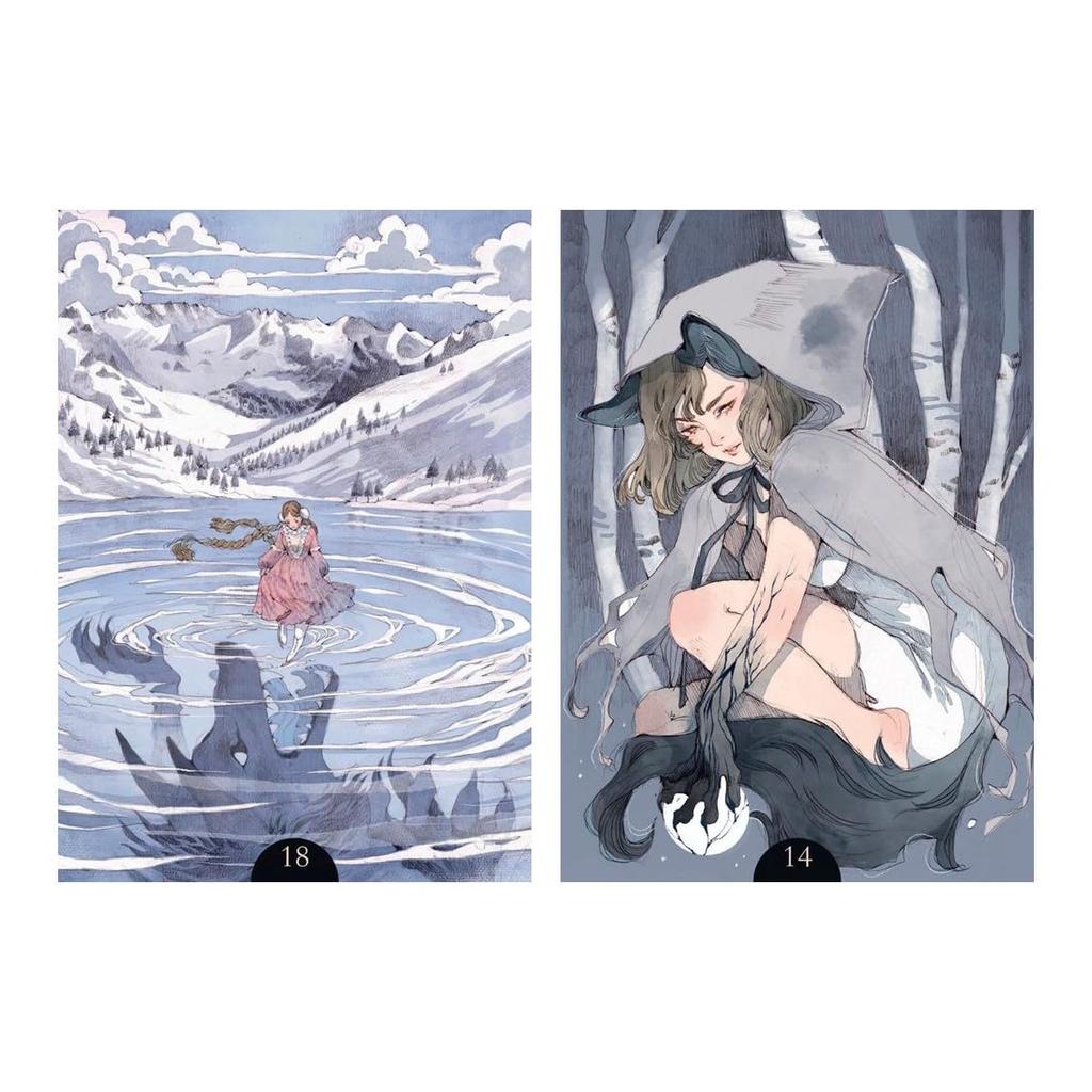 Kancharo Oracle Card Tarot Reading Includes Japanese Oracle Card Basic Instructions Pouch 36-Card Set, [Loputyn Oracle], & (Authentic)