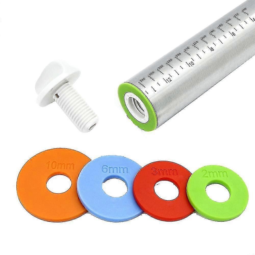 Rolling PinCookie Rolling Pin Stainless Steel Rolling Pin 17 In Adjustable Rolling Pins