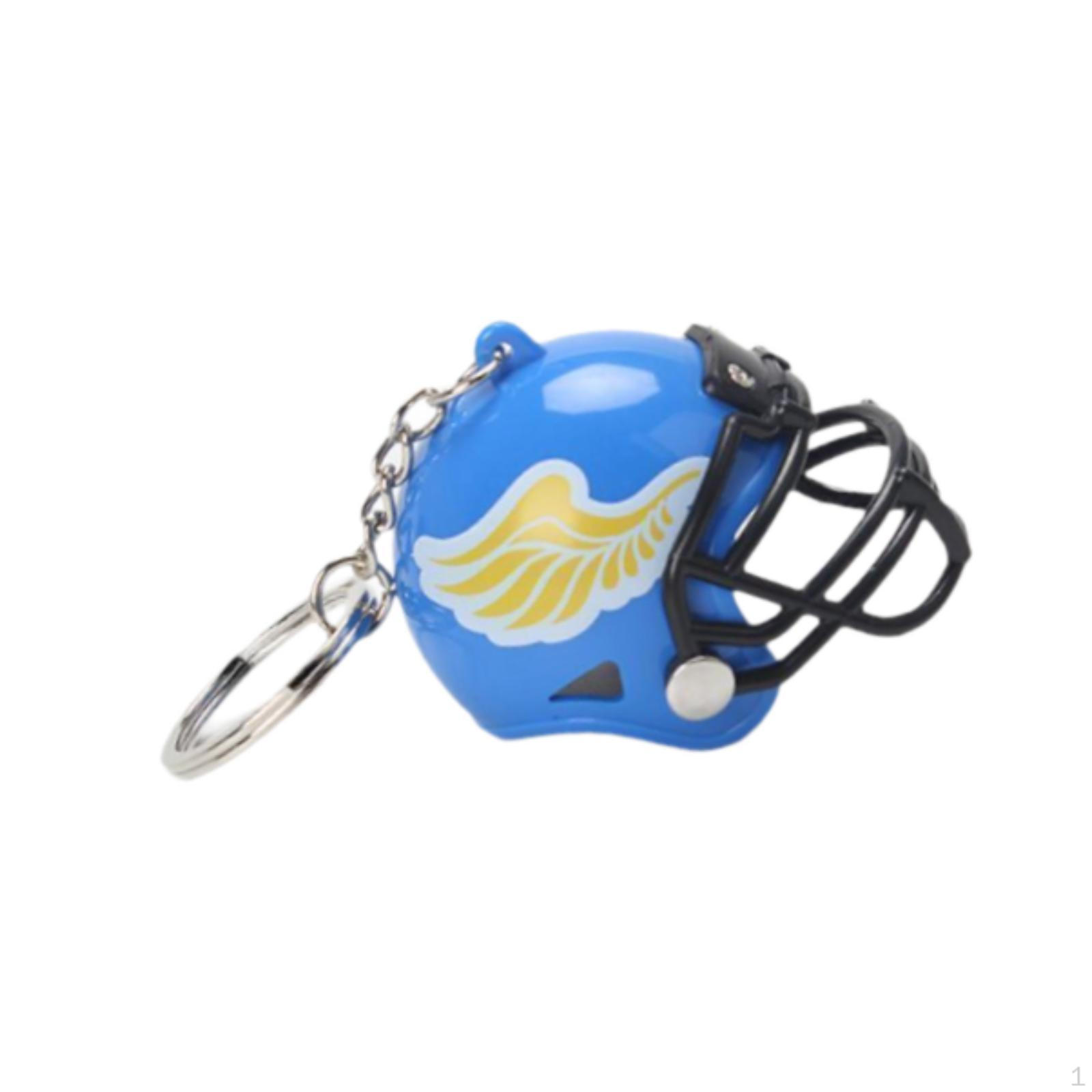 

Брелок Подвеска Сумка Футбольный Мини Шлем Аксессуар DIY Брелок Автомобиль для Кошелька синий