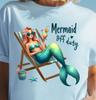 Mermaid Off Duty T-shirt | Fun Summer Tee, Beach and Ocean Lover Shirt