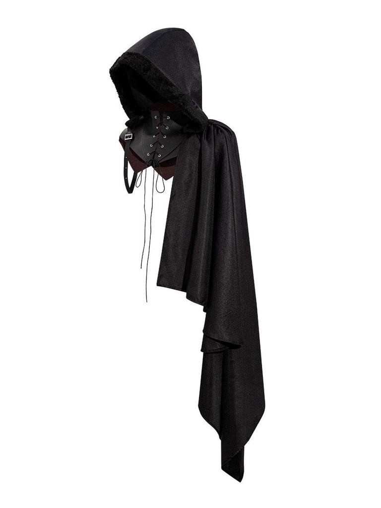 Men's Medieval Vampire Demon Costume Shawl - Halloween, Cosplay, Stage Performance, Party Cloak Cape