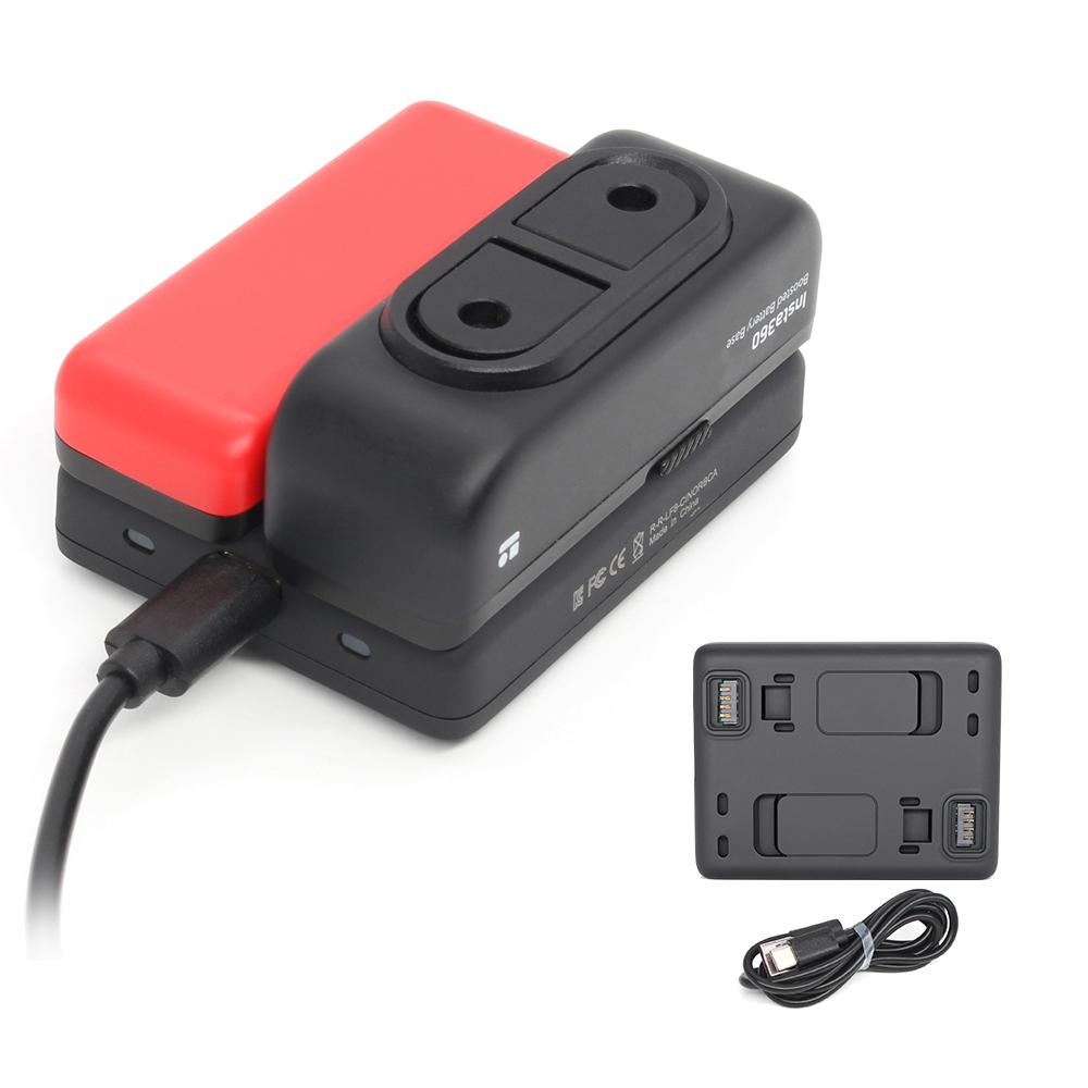 For Insta360 ONE R 2380mAh Boosted Battery Base Fast Charge HUB For Insta 360 R Camera Accessory