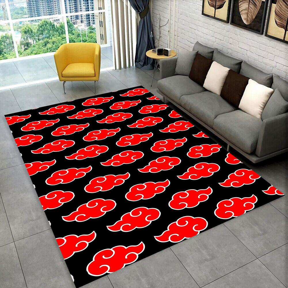 3D N-Naruto Cartoon Anime I-Itachi Teppich für Spielzimmer Schlafzimmer Wohnzimmer Sofa Heimdekoration, Kinder Teppich Rutschfeste Bodenmatte