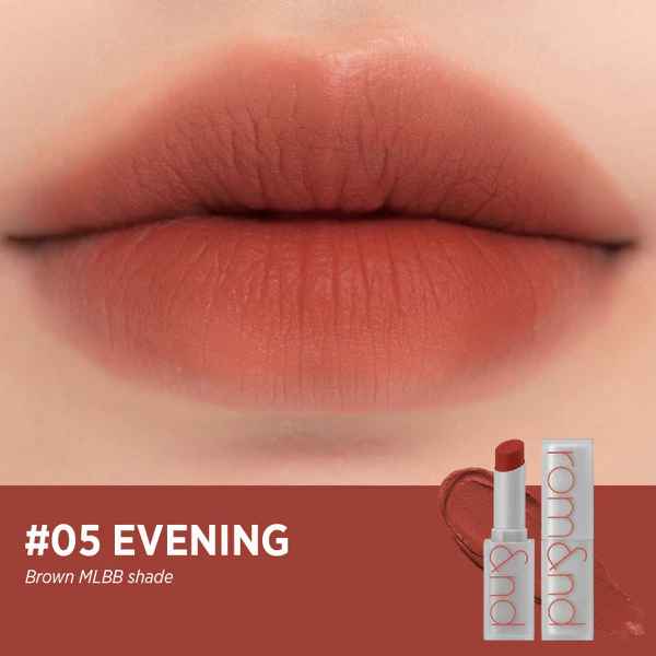 Rom&nd Zero MATTE LIPSTICK, Long-lasting, Make-up, Kbeauty, Korean Cosmetics, Sample