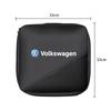 VW Car Rechargeable Gun Storage Box Leather Organizer Case For VW GTI Polo Golf MK6 Passat B6 Tiguan Arteon Jetta T-ROC ID.4 CC zf8
