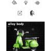 1/10 Scale Vespa 125 Urban Mini Motorcycle Model Die Cast Metal Recreational Motorcycle Toy Simulation Sound & Light Kids Gift
