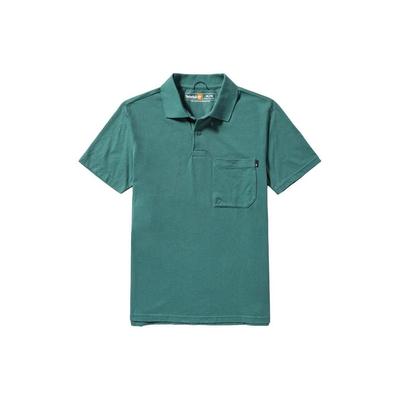 Protezione UV Traspirante Polo a Maniche Corte Uomo top Blu-Verde A6427-CL6