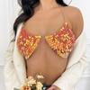 2024 Fashion Ins New Gradual Change Sequins Sexy Bra Body Chain Hot Backless Neck Sling