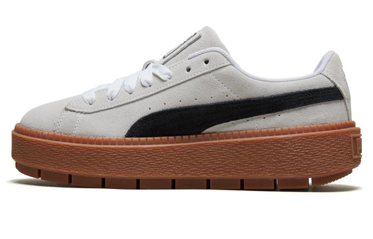 Puma Wmns Platform Trace  Grey Black Gum  38.5